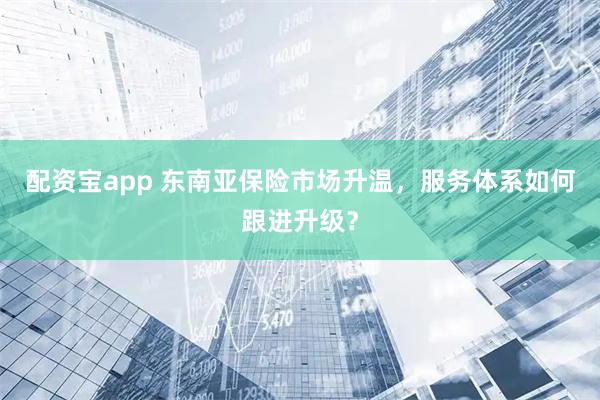 配资宝app 东南亚保险市场升温，服务体系如何跟进升级？