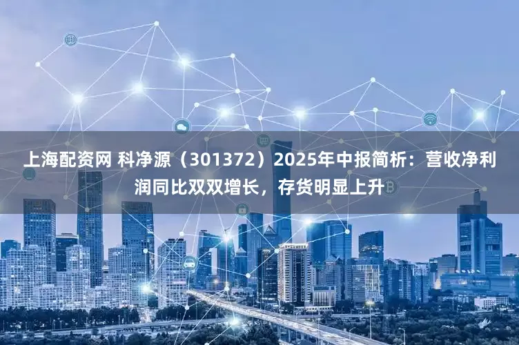 上海配资网 科净源（301372）2025年中报简析：营收净利润同比双双增长，存货明显上升